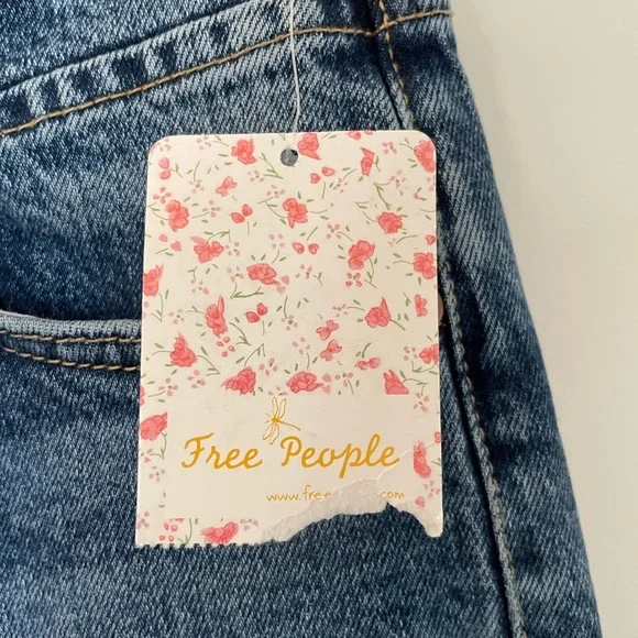 Free people French Girl Flare Jean in Aura Blue - Picture 11 of 11